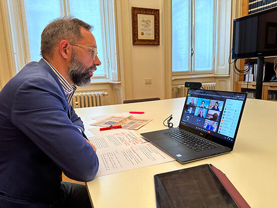 Francesco Samorè interviene all'evento online