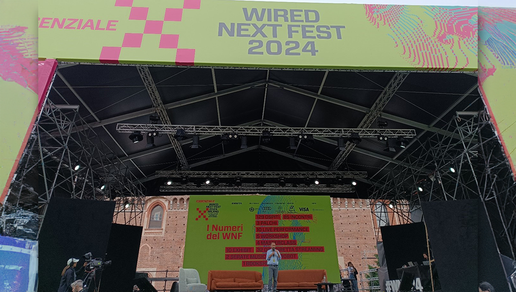 Il palco del Wired Next Festival 2024
