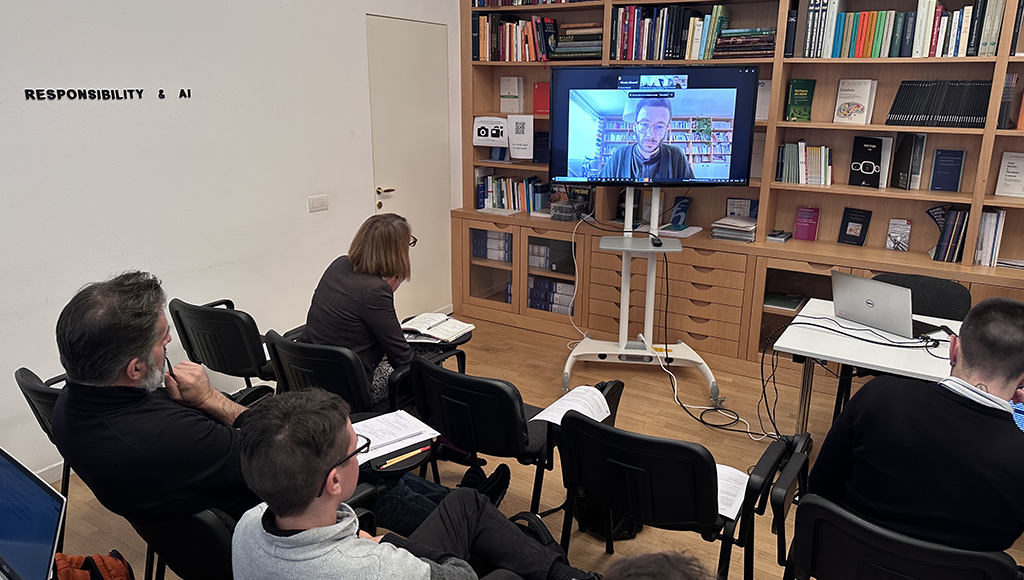 Alberto Romele in seminario in FGB